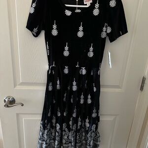 Elegant Black and White Kids Dress